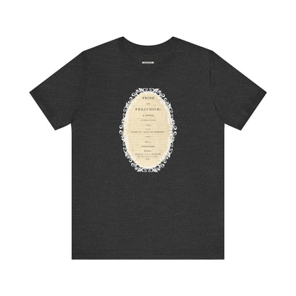Pride and Prejudice First Edition Title Page 1813 Vintage Graphic T-Shirt (Jane Austen)