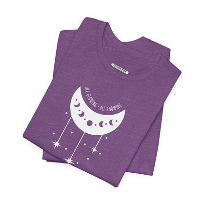 All Glowing All Knowing Moon Graphic T-Shirt