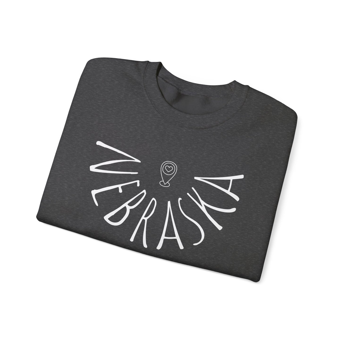 Nebraska Liquid Letters Graphic Sweatshirt