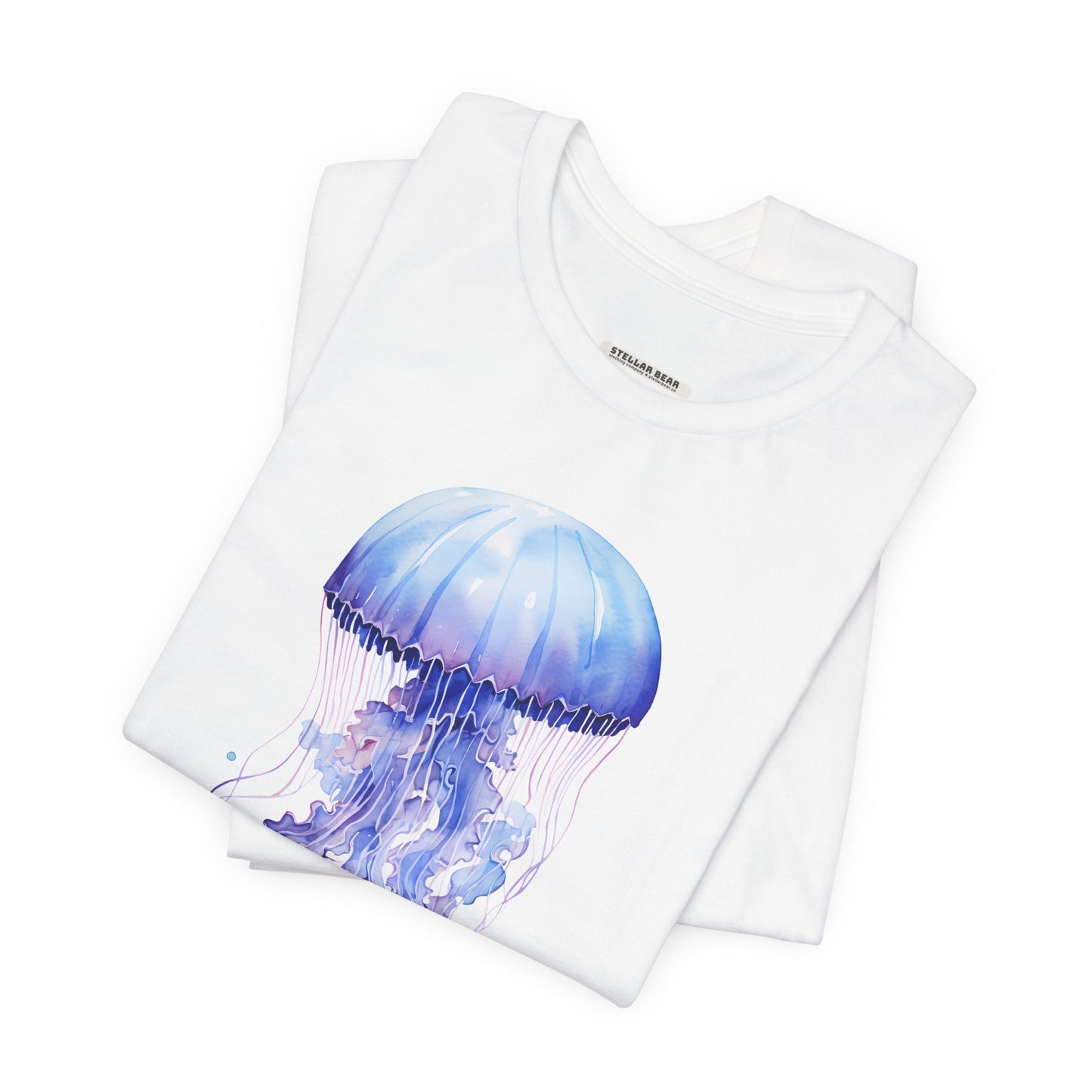 Jellyfish Lavender Blue Graphic T-Shirt