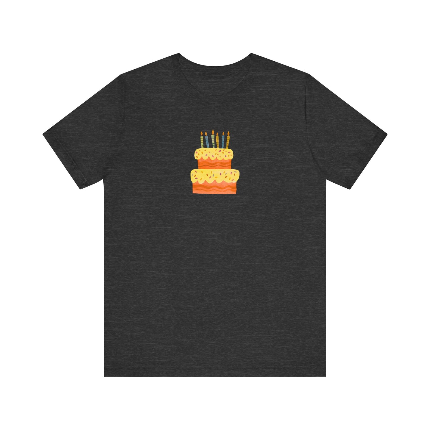 Birthday Cake Graphic T-Shirt