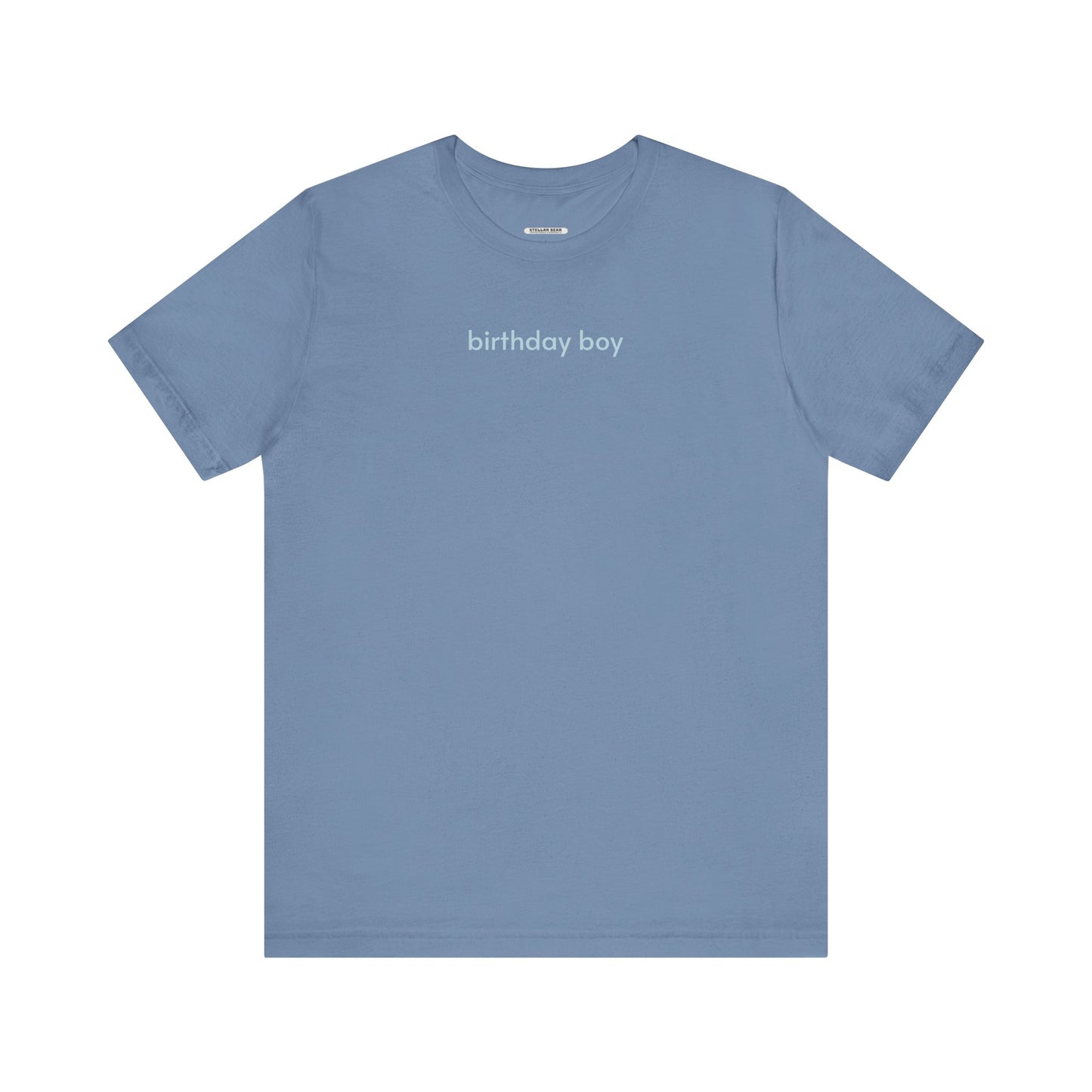 Birthday Boy Minimalist Style T-Shirt