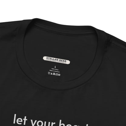 Let Your Heart Be Light Minimalist Style T-Shirt