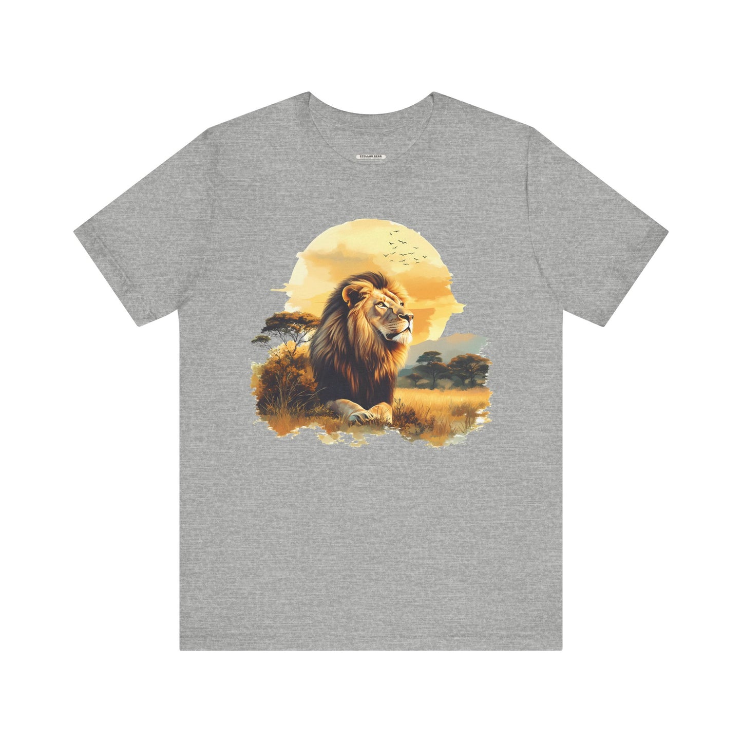 Lion Looking Graphic T-Shirt