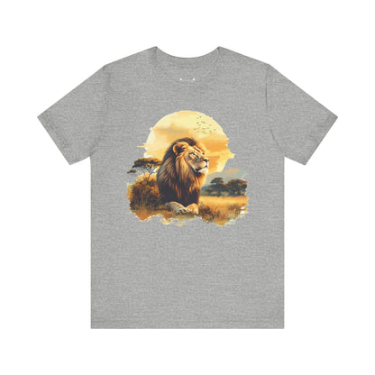 Lion Looking Graphic T-Shirt