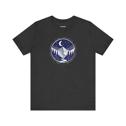 Forest River Mountain Moon Graphic T-Shirt