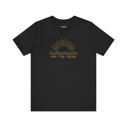 Waves & Rays, Easy Days Graphic T-Shirt