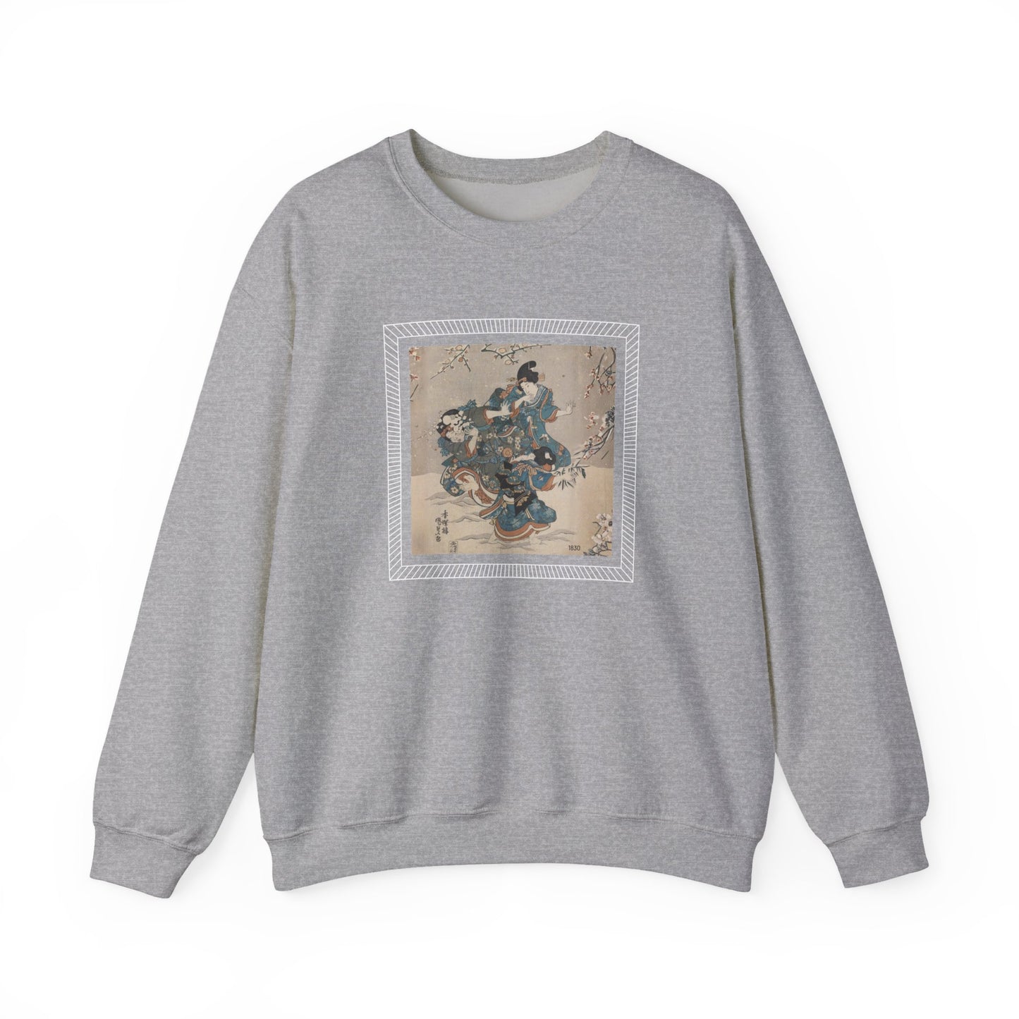 Snowball Fight 1830 Vintage Graphic Sweatshirt