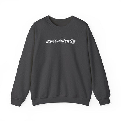 Most Ardently Minimalist Style Sweatshirt (Jane Austen)