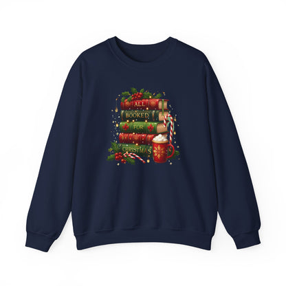 All Booked for Christmas Graphic Sweatshirt