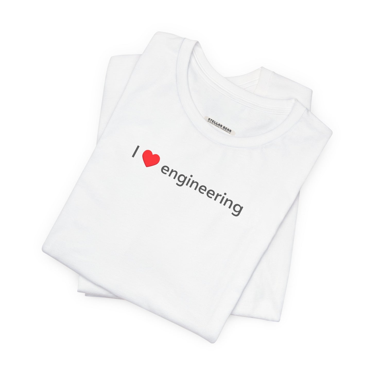 I Love Engineering Minimalist Style T-Shirt