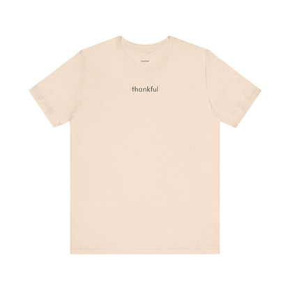 Thankful Minimalist Style T-Shirt