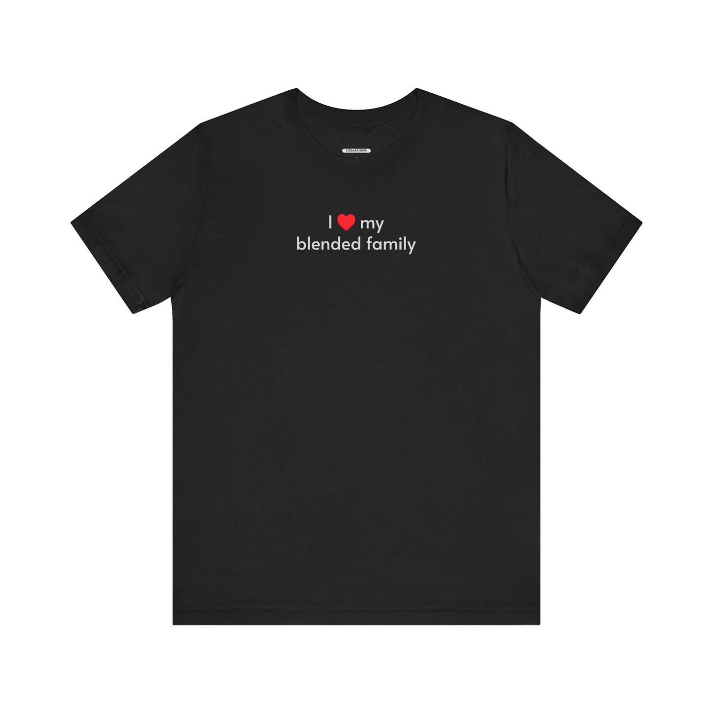 I Love My Blended Family Minimalist Style T-Shirt