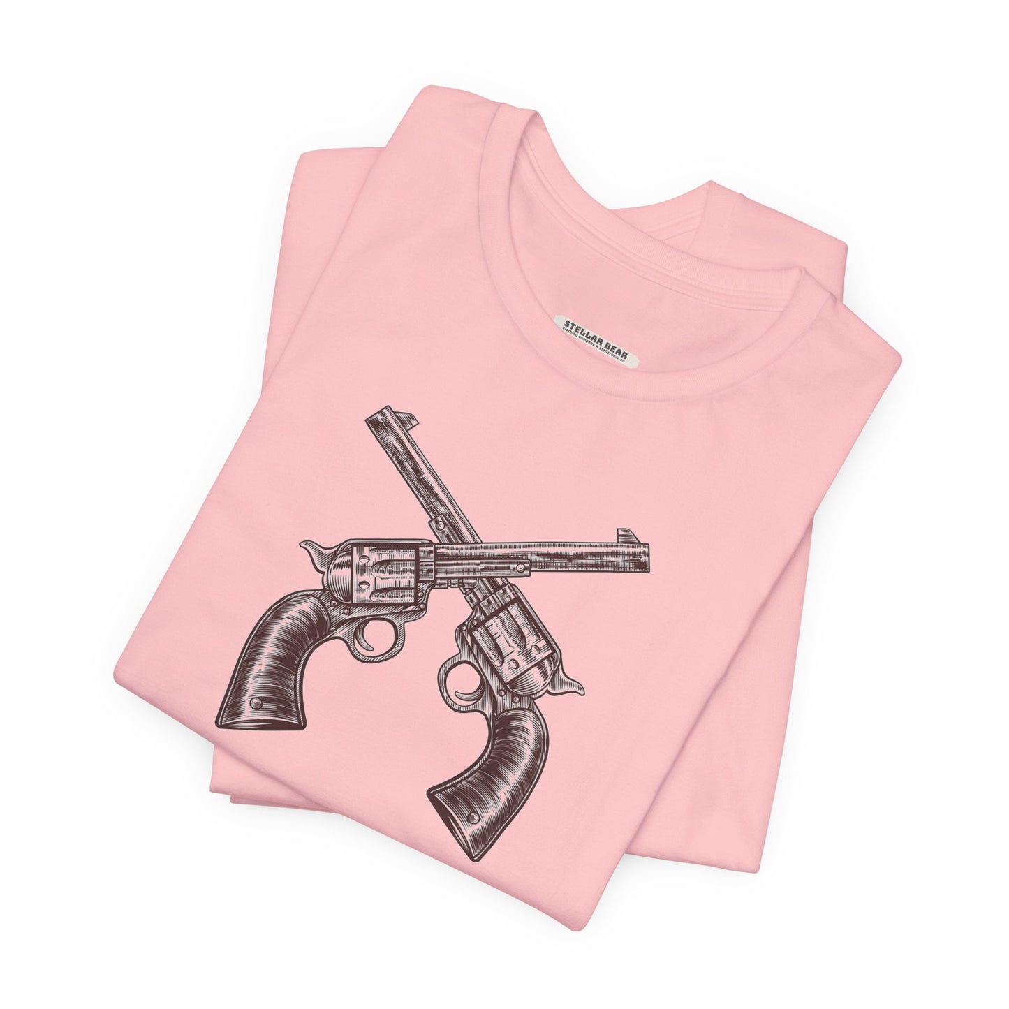 Pistols Crossed Vintage Objects Graphic T-Shirt