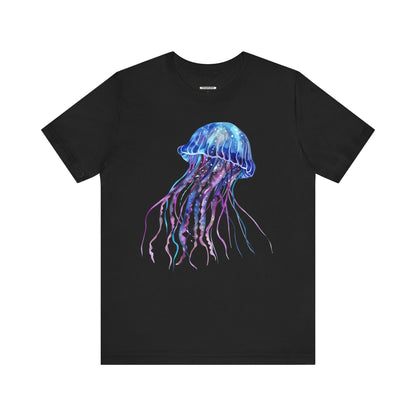 Jellyfish Blue Purple Graphic T-Shirt