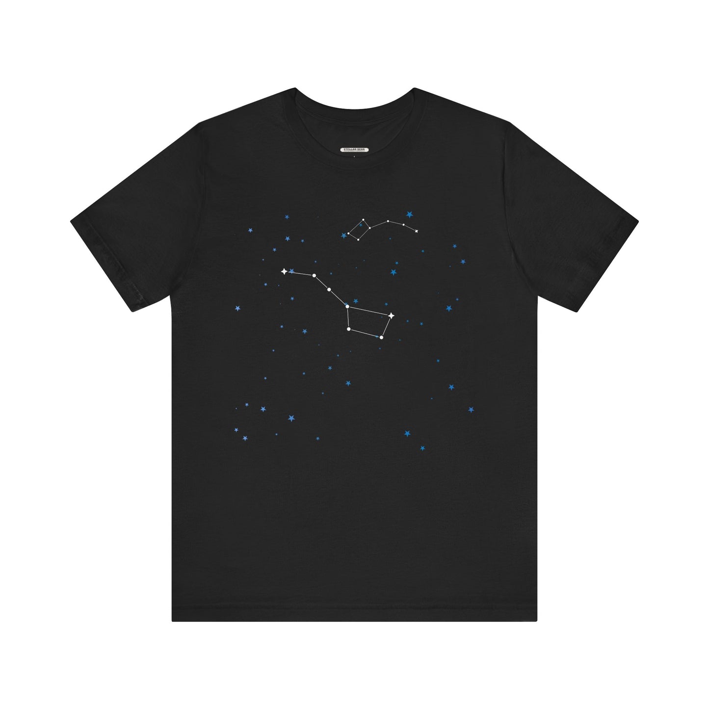 Big Dipper & Little Dipper Asterisms Constellation Graphic T-Shirt