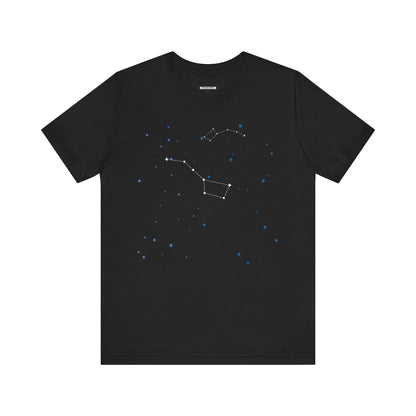Big Dipper & Little Dipper Asterisms Constellation Graphic T-Shirt