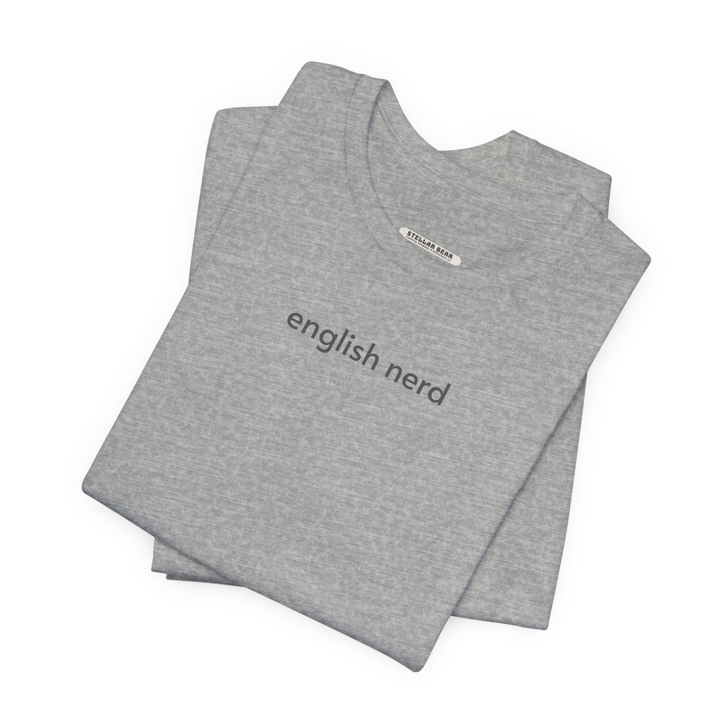 English Nerd Minimalist Style T-Shirt