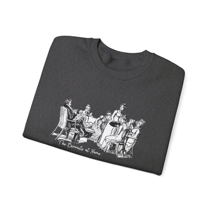 The Bennets at Home, Illustration 1894 Vintage Graphic Sweatshirt (Jane Austen)