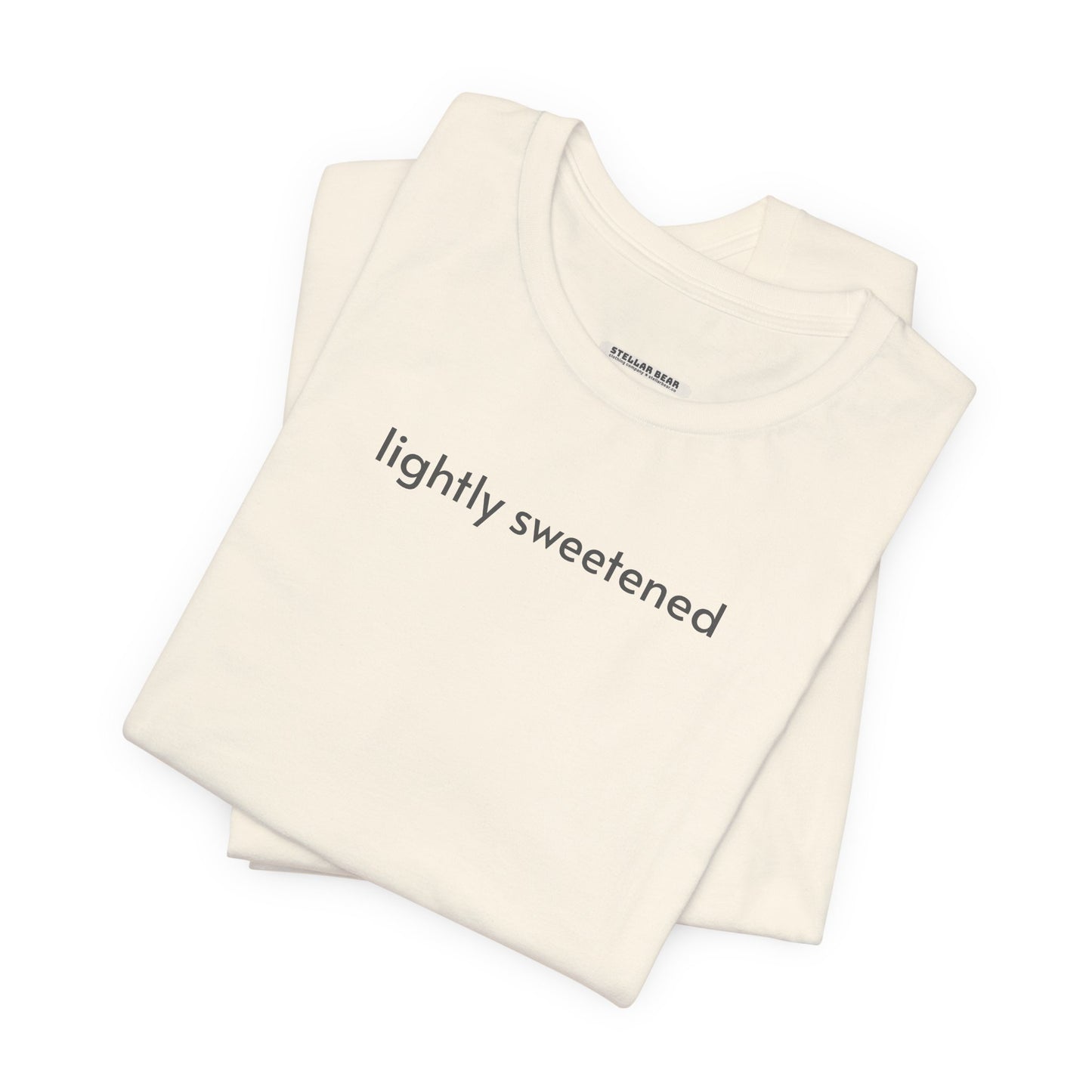 Lightly Sweetened Minimalist Style T-Shirt
