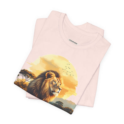 Lion Looking Graphic T-Shirt