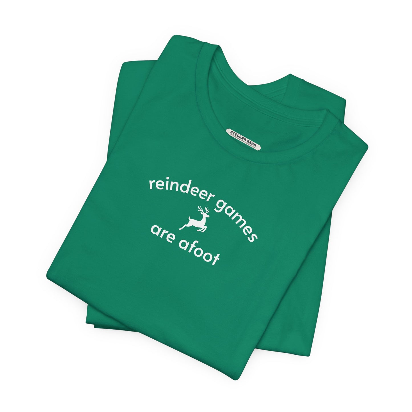 Reindeer Games are Afoot Minimalist Style T-Shirt