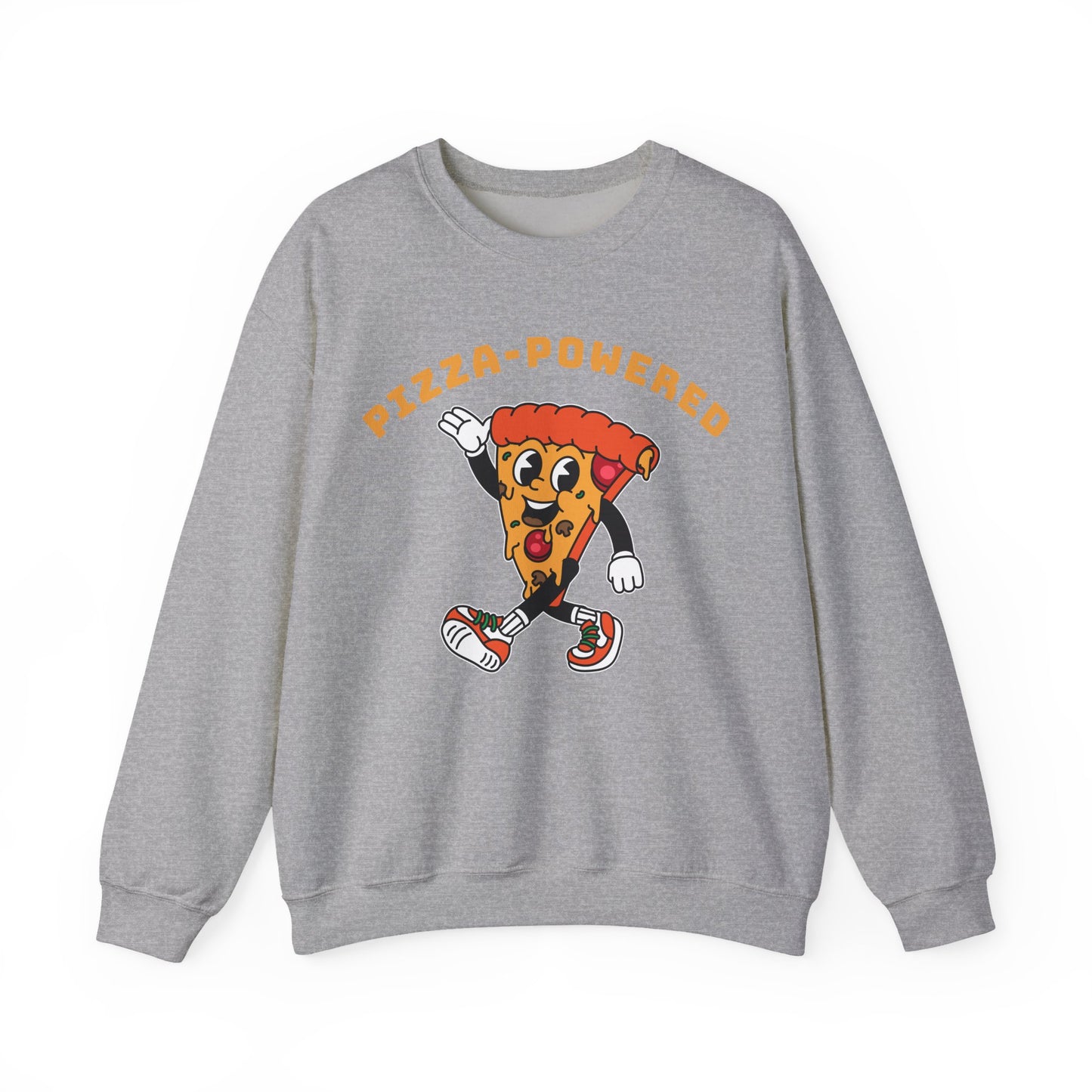 Pizza-Powered Graphic Sweatshirt