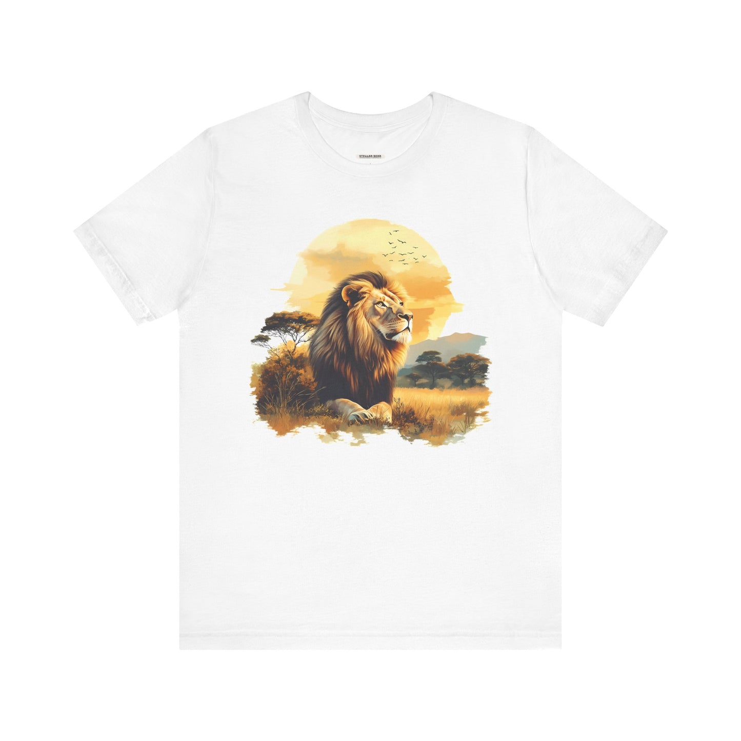Lion Looking Graphic T-Shirt