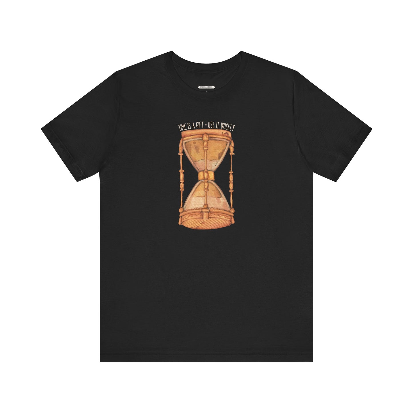 Time is  Gift, Use It Wisely Hourglass Vintage Objects Graphic T-Shirt