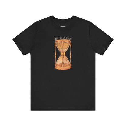 Time is  Gift, Use It Wisely Hourglass Vintage Objects Graphic T-Shirt