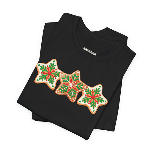 Christmas Star Cookies Graphic T-Shirt