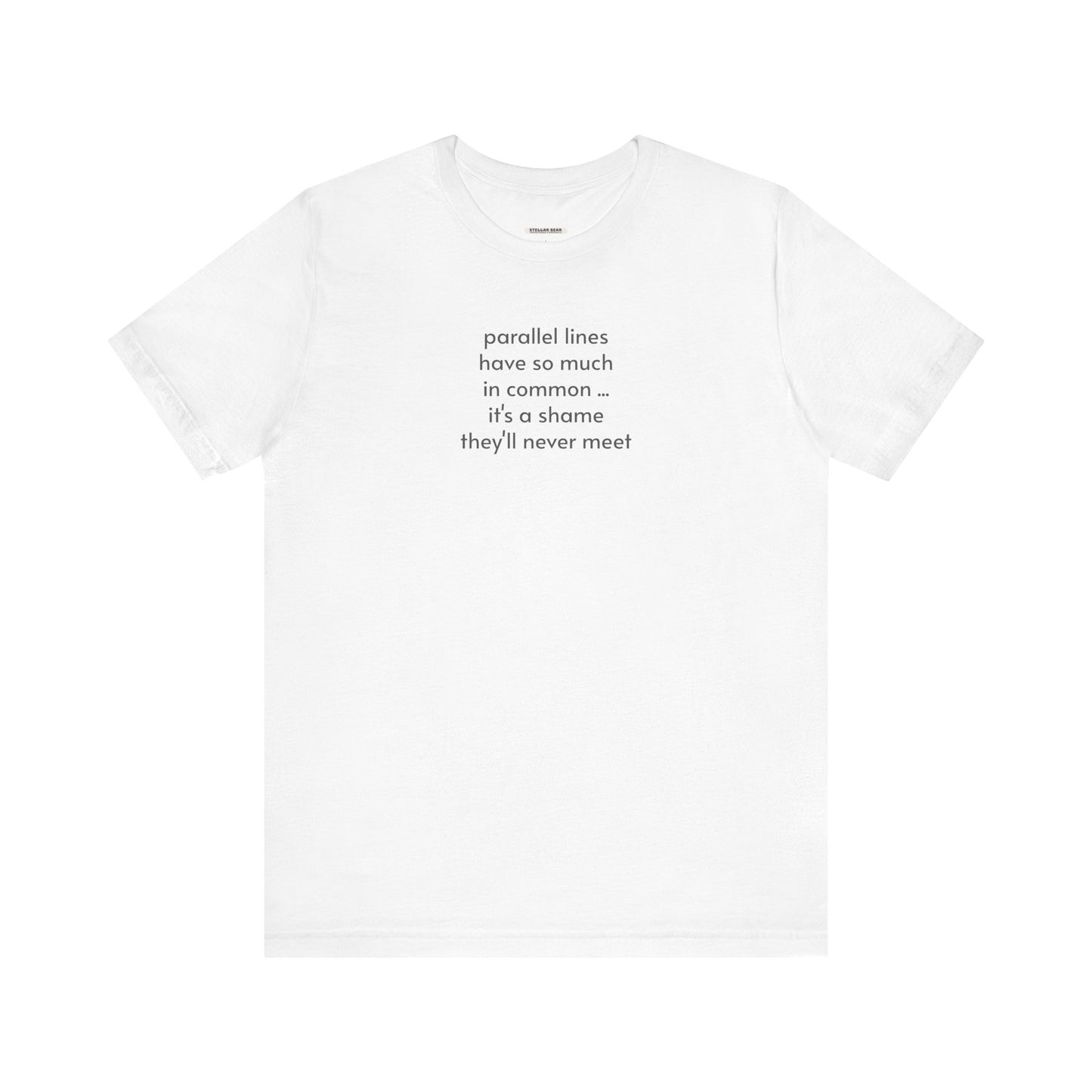 Parallel Lines Minimalist Style T-Shirt
