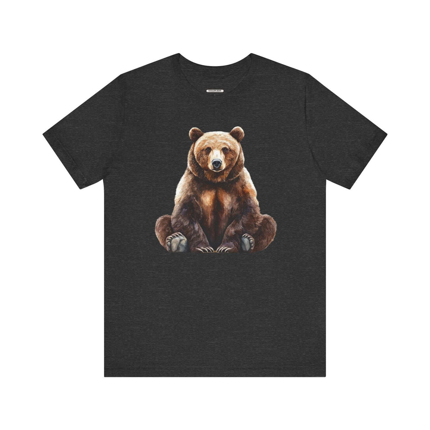 Grizzly Bear Sitting Graphic T-Shirt