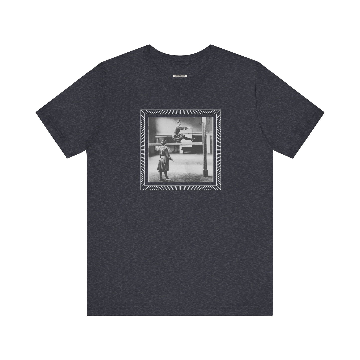 On the Balance Beam 1902 Vintage Graphic T-Shirt