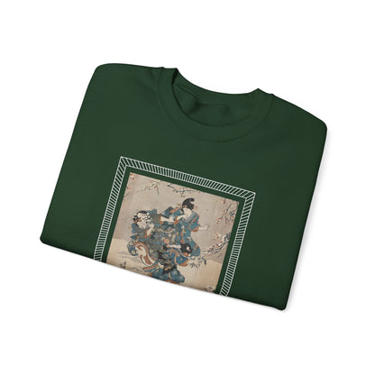 Snowball Fight 1830 Vintage Graphic Sweatshirt