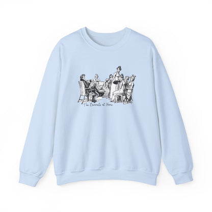 The Bennets at Home, Illustration 1894 Vintage Graphic Sweatshirt (Jane Austen)