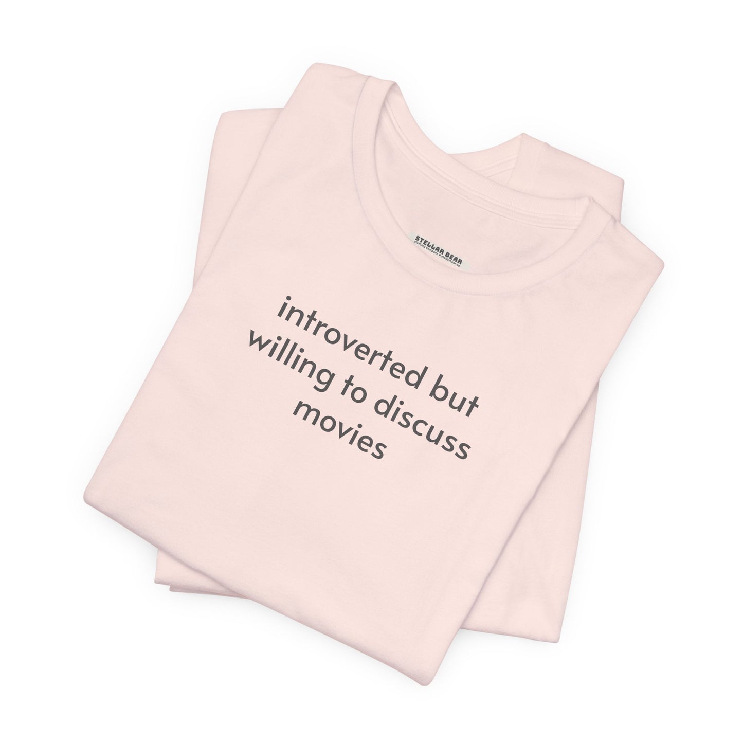 Introverted but Willing to Discuss Movies Minimalist Style T-Shirt