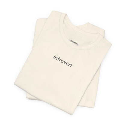 Introvert Minimalist Style T-Shirt