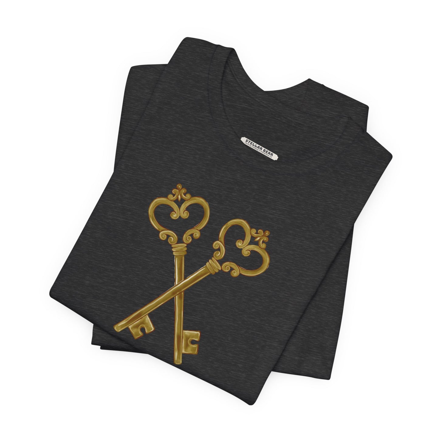 Old Keys Crossed Vintage Objects Graphic T-Shirt