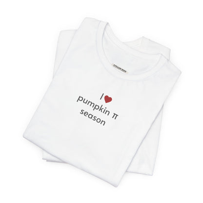 I Love Pumpkin Pi Season T-Shirt