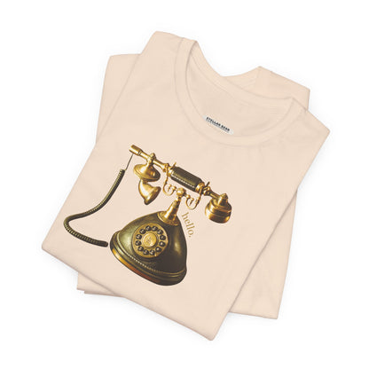 Telephone Hello Vintage Objects Graphic T-Shirt