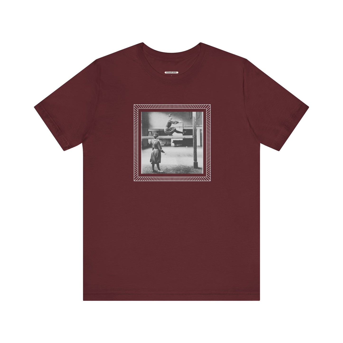 On the Balance Beam 1902 Vintage Graphic T-Shirt
