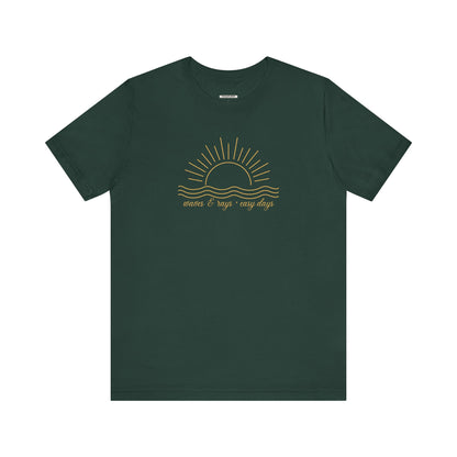 Waves & Rays, Easy Days Graphic T-Shirt
