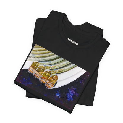 Space Colony Agricultural Modules, NASA 1970 Illustration Vintage Graphic T-Shirt