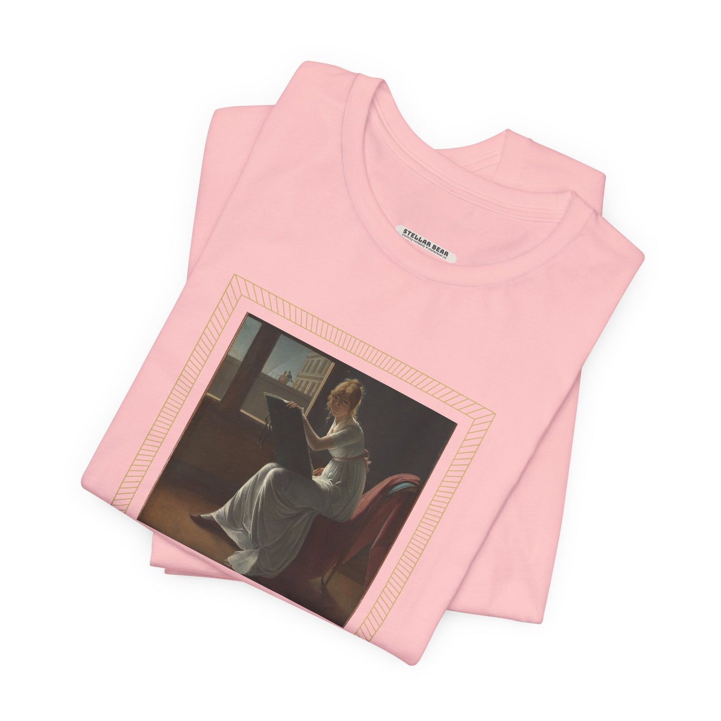 Woman Artist by Painter Marie Denise Villers 1801 Vintage Graphic T-Shirt