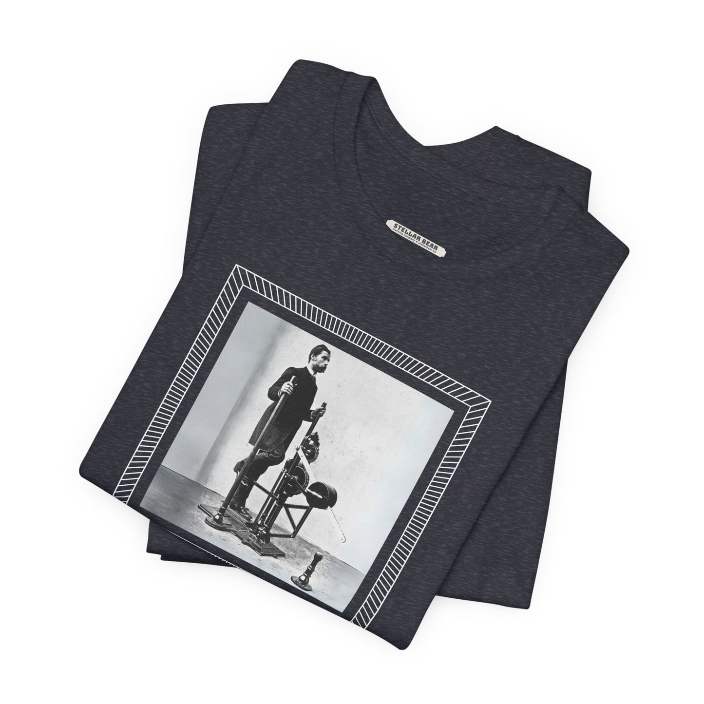 Gentleman Weightlifter, Strength Training 1892 Vintage Graphic T-Shirt