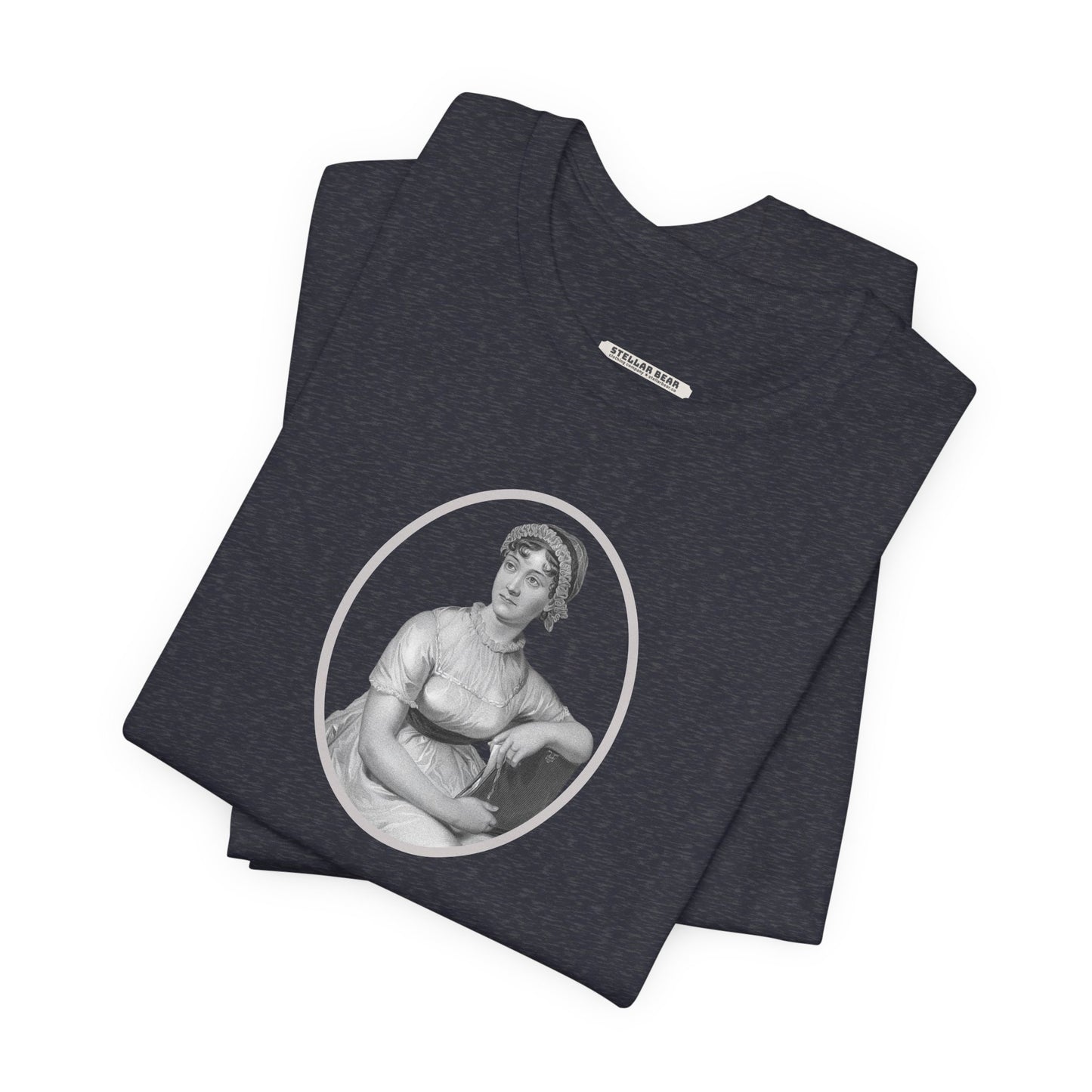 Jane Austen Portrait Vintage Graphic T-Shirt
