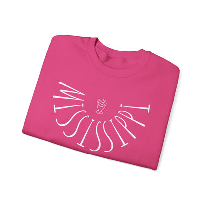 Mississippi Liquid Letters Graphic Sweatshirt