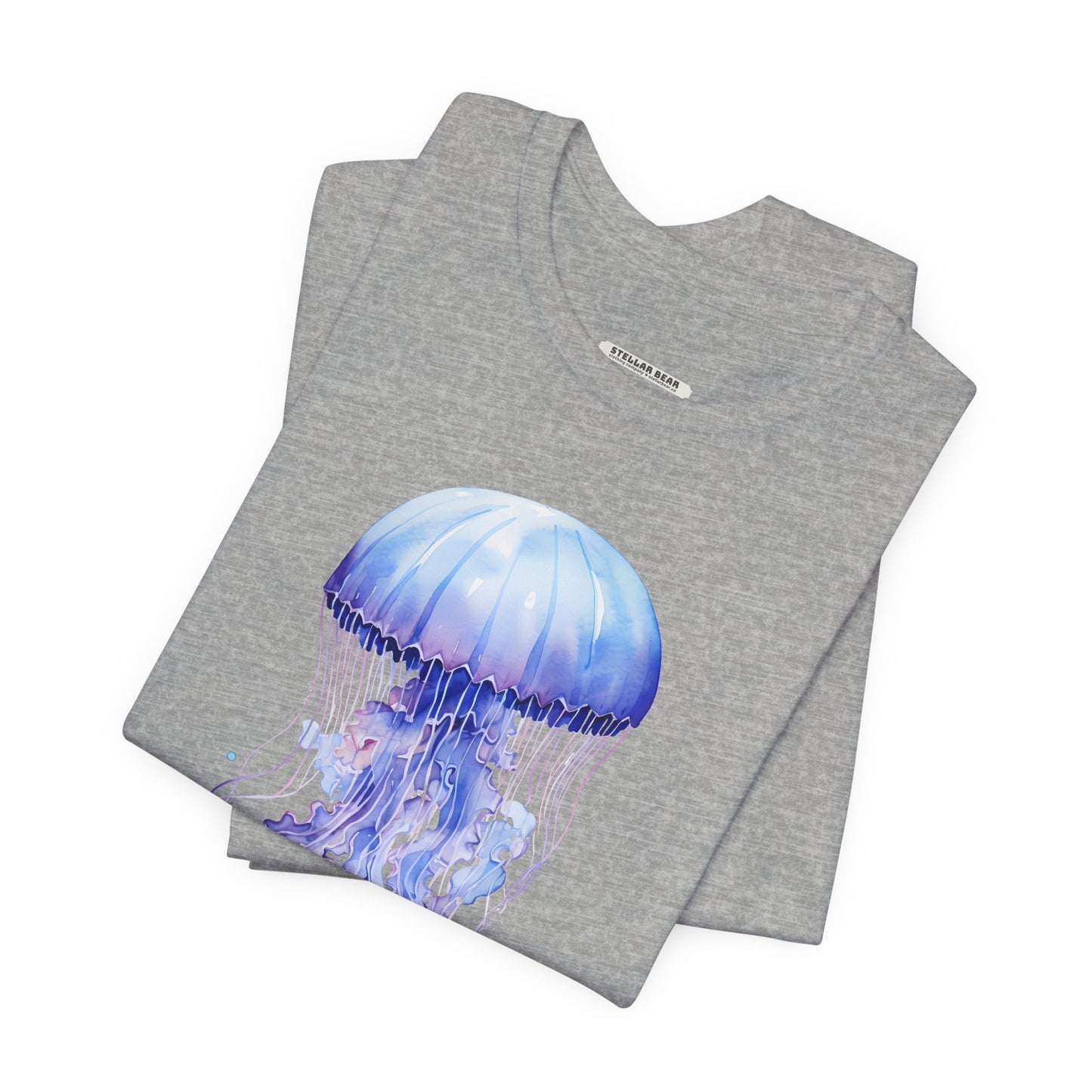 Jellyfish Lavender Blue Graphic T-Shirt