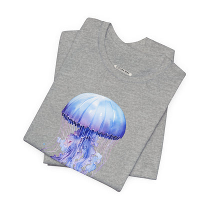 Jellyfish Lavender Blue Graphic T-Shirt